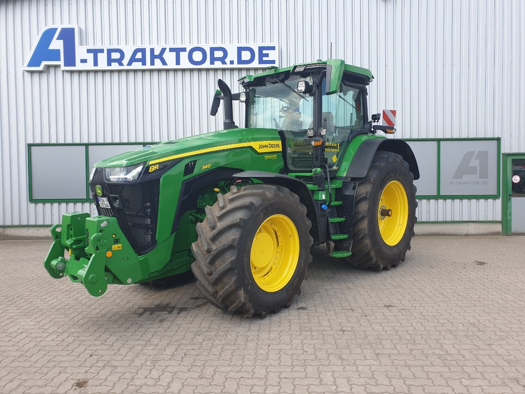 John Deere 8R 340 **MIETRÜCKLÄUFER** - Ciągnik